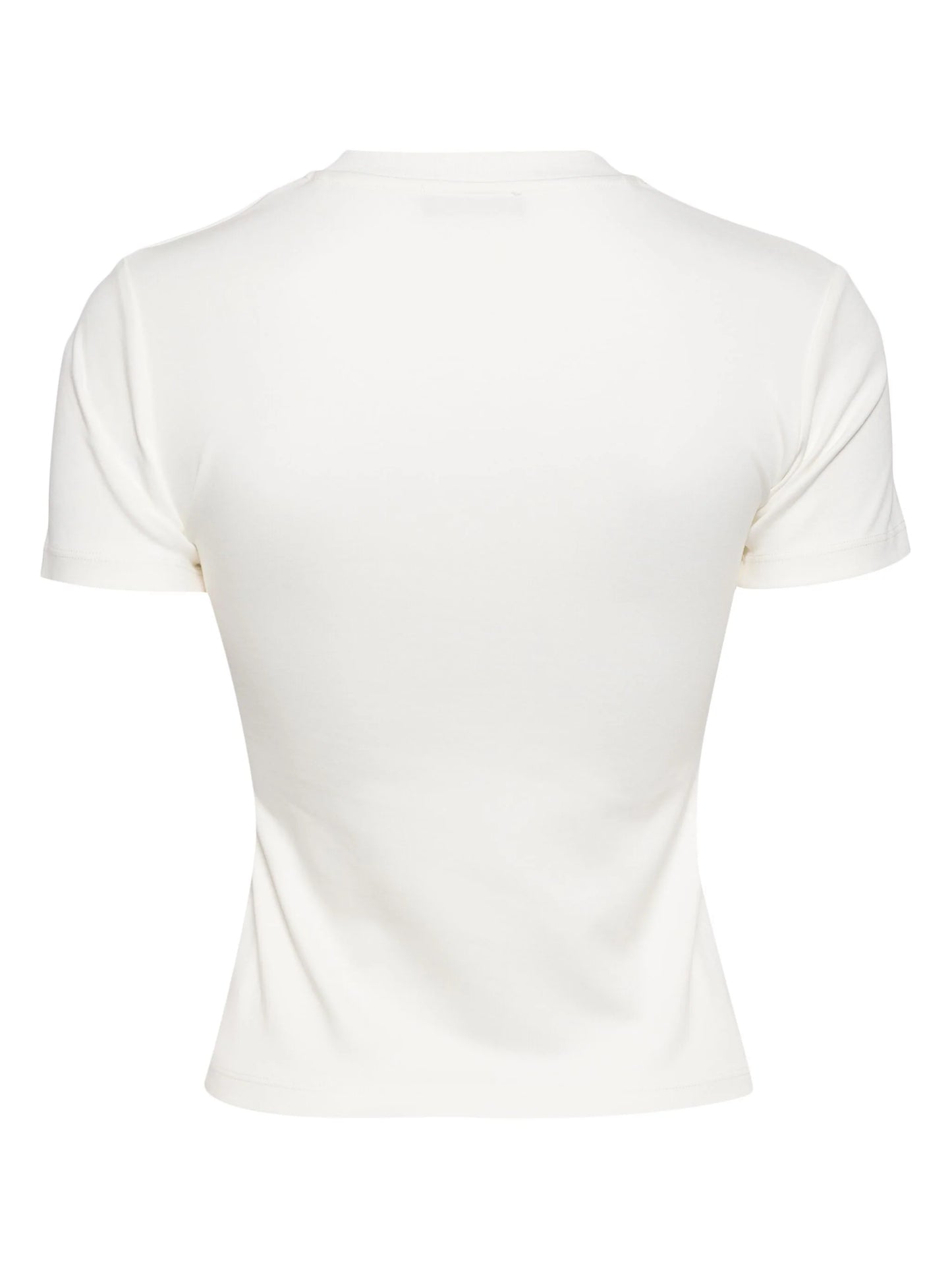 V-neck Cotton Blend T-shirt