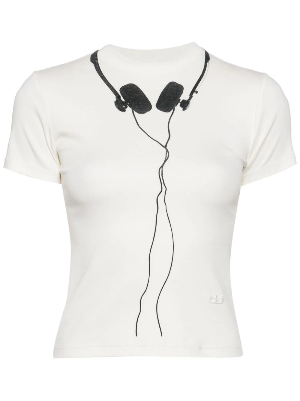 Crew Neck Cotton Blend T-shirt