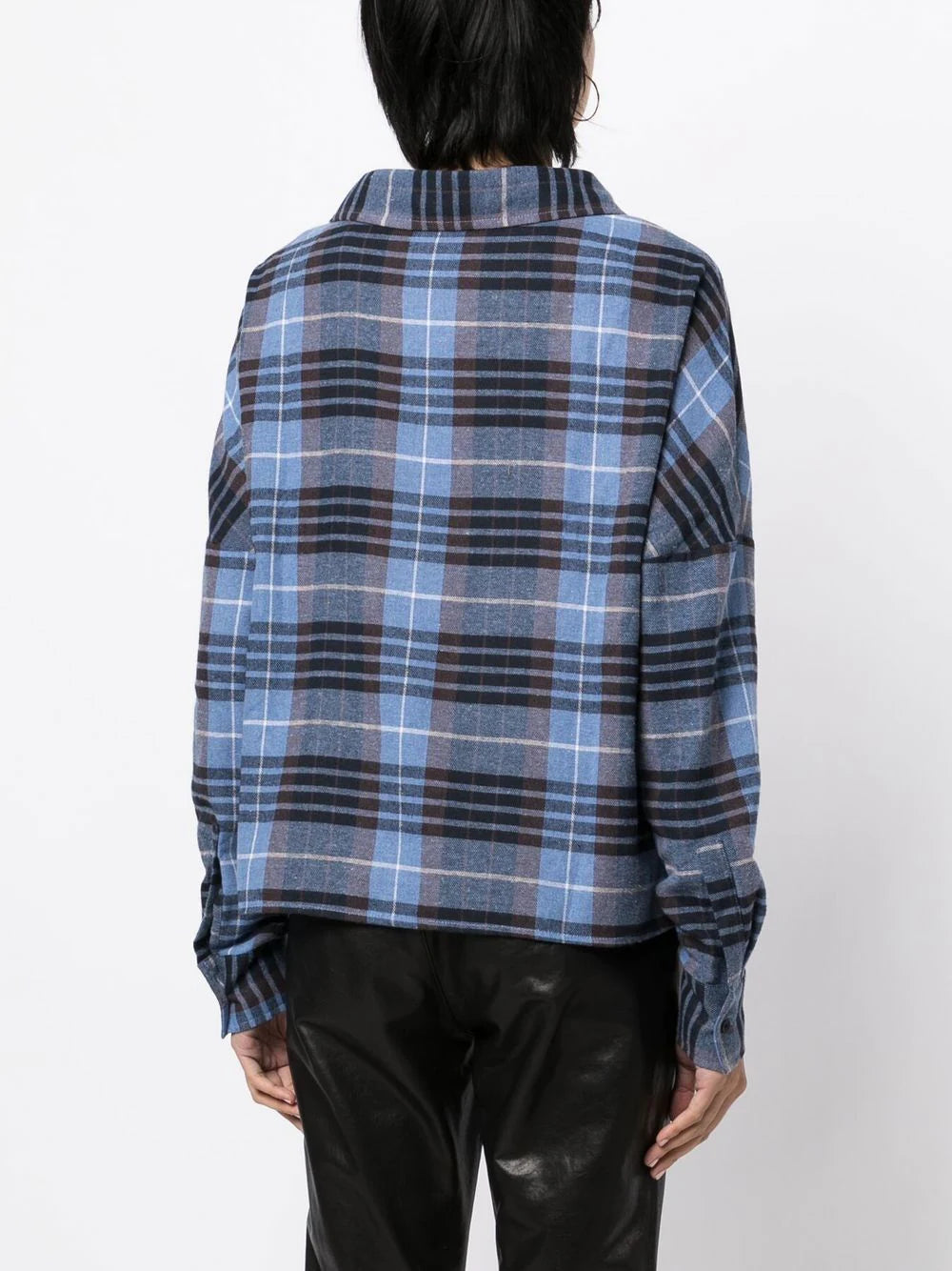 Check-print long-sleeve Shirt
