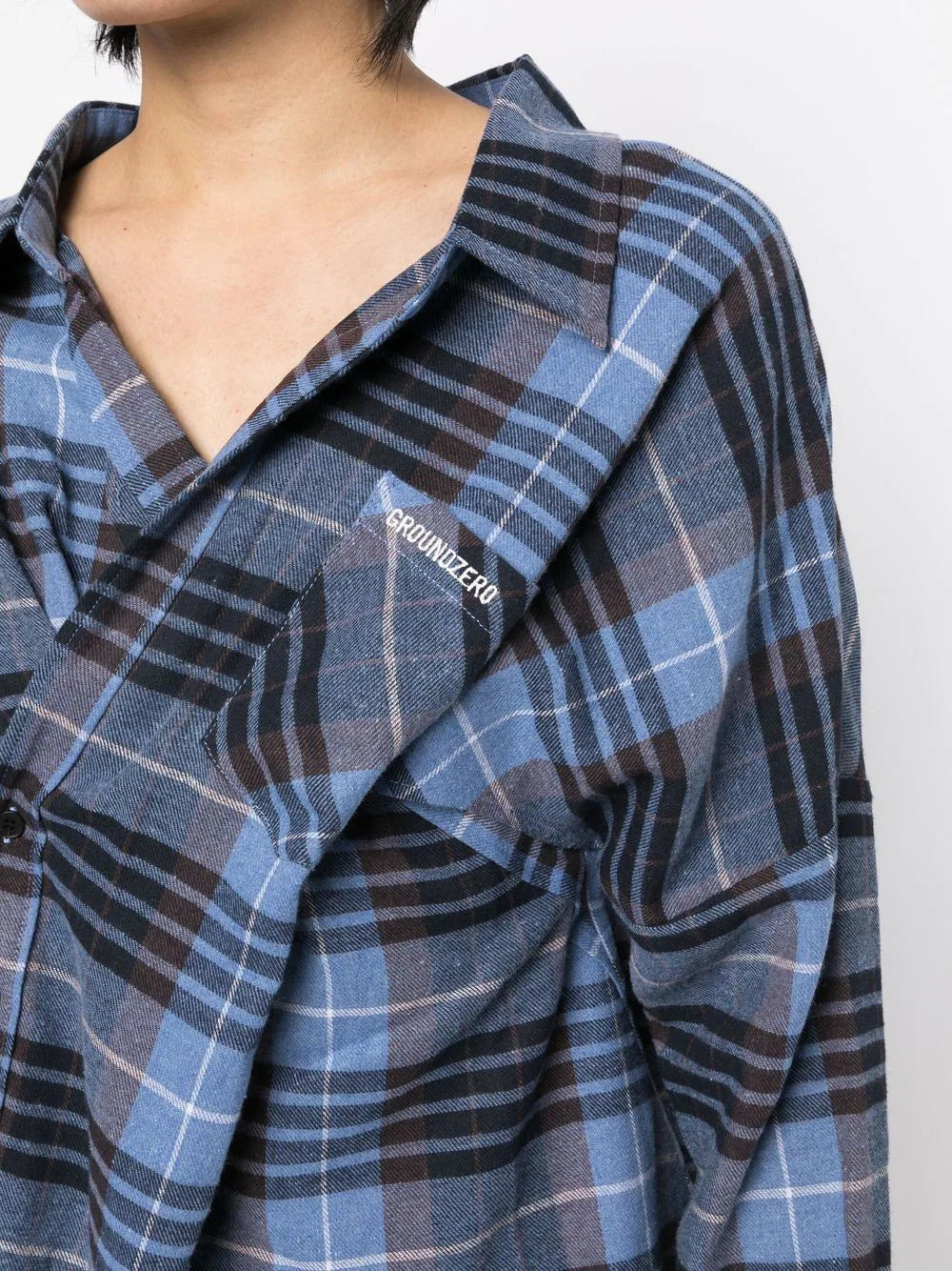 Check-print long-sleeve Shirt