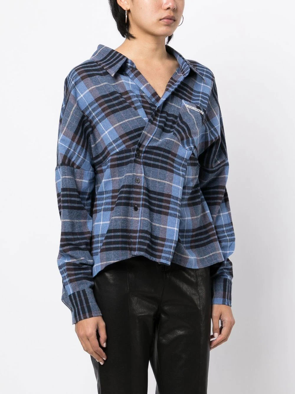 Check-print long-sleeve Shirt