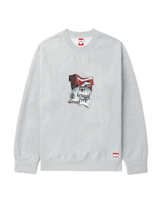 Crew Neck Print Sweatshirt