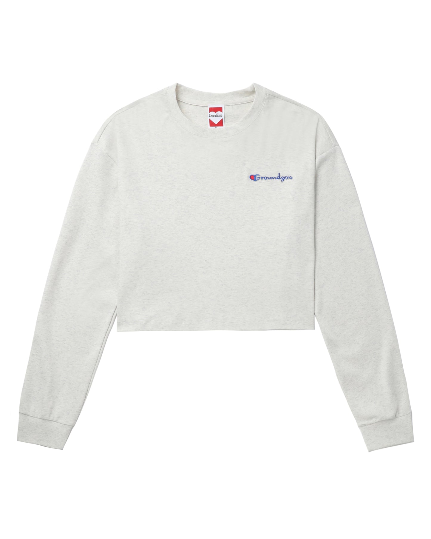 Cropped Logo-Print Sweatshirt