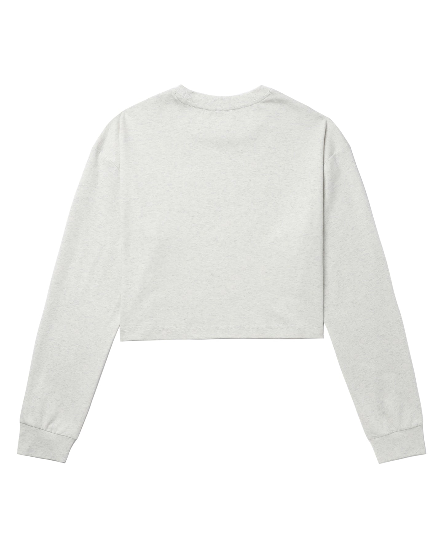 Cropped Logo-Print Sweatshirt