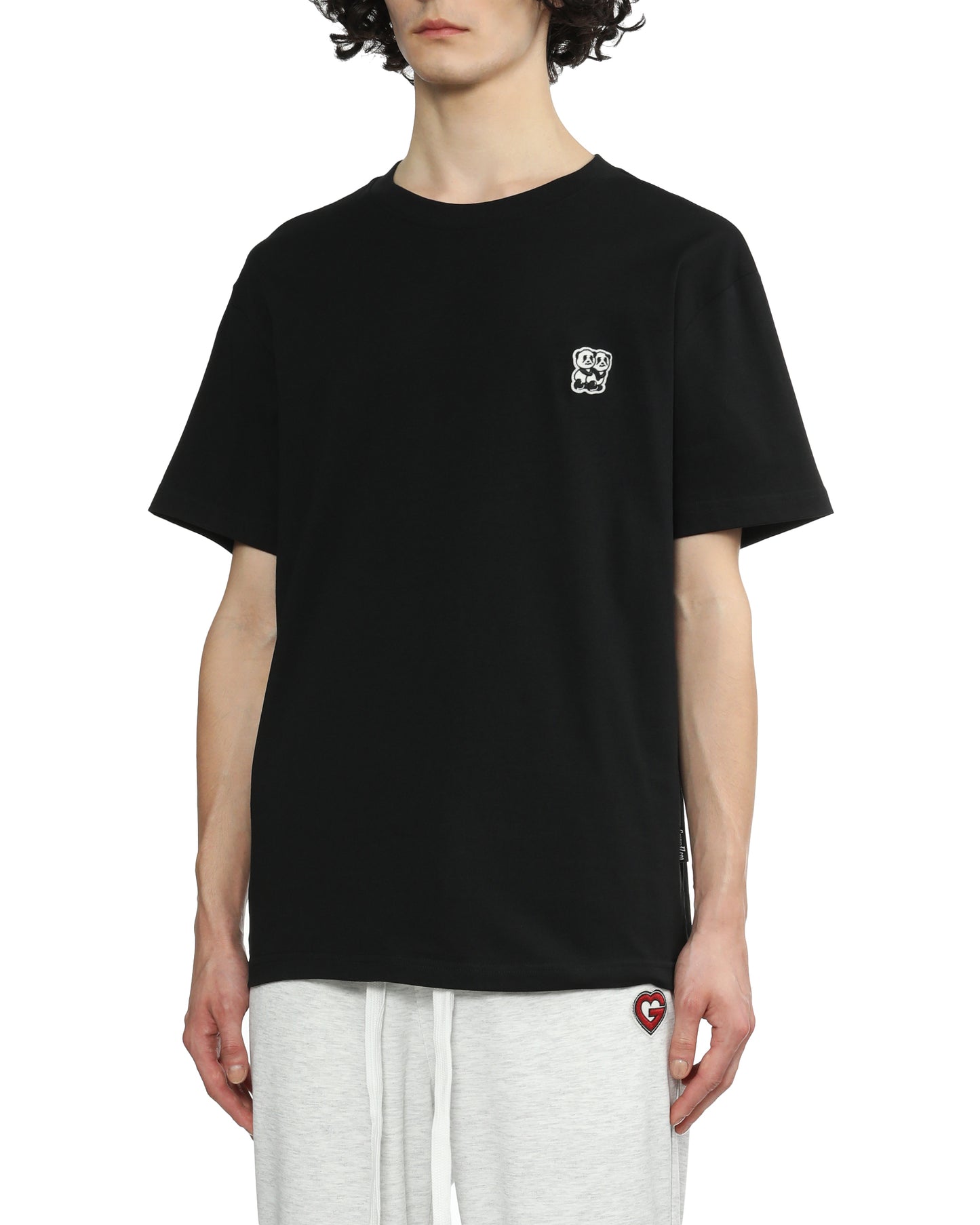 Crew Neck Patch T-shirt