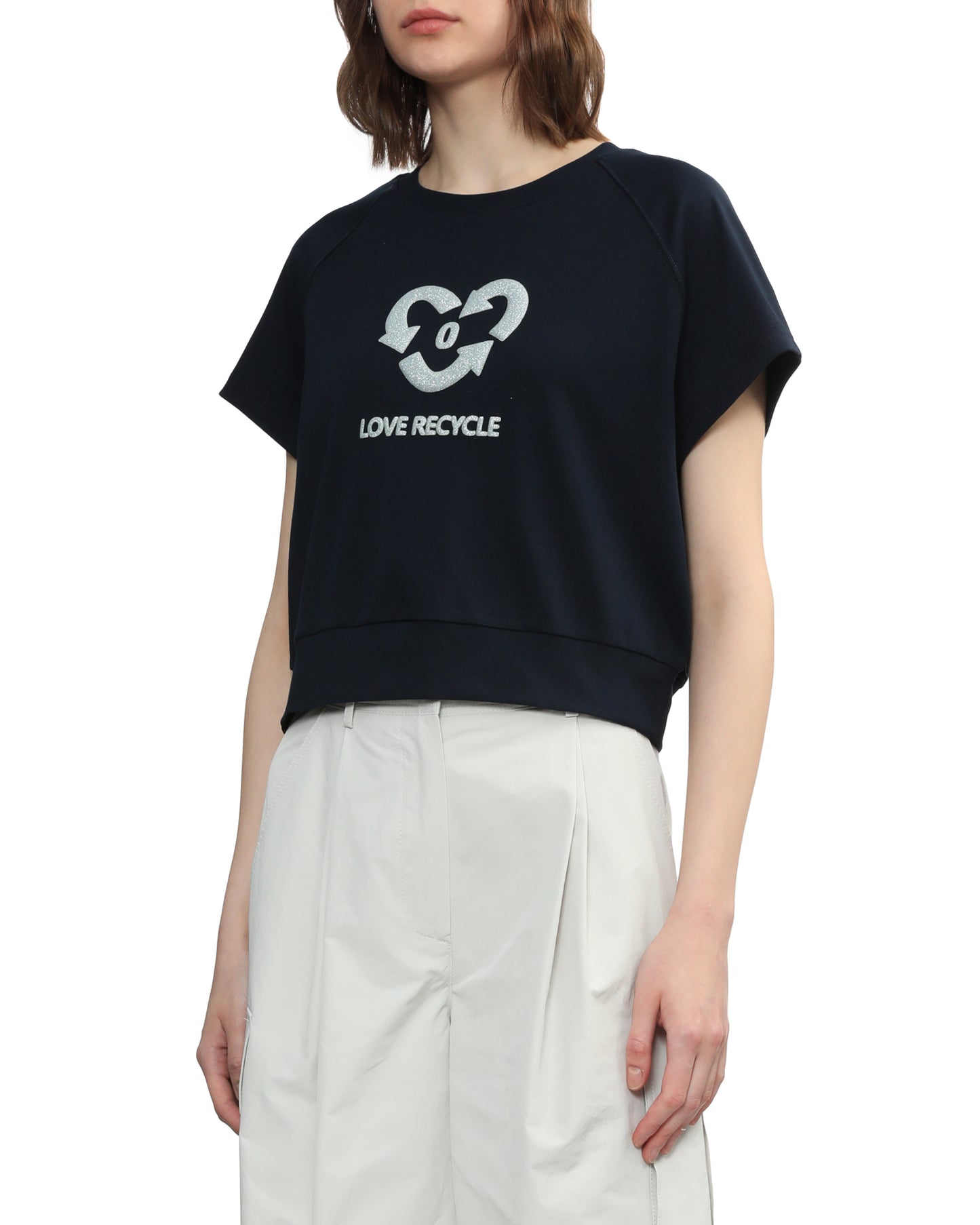 Cropped G-heart T-shirt
