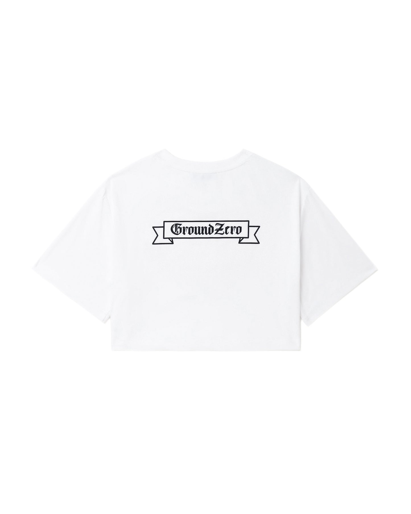 Cropped Logo-Print T-shirt