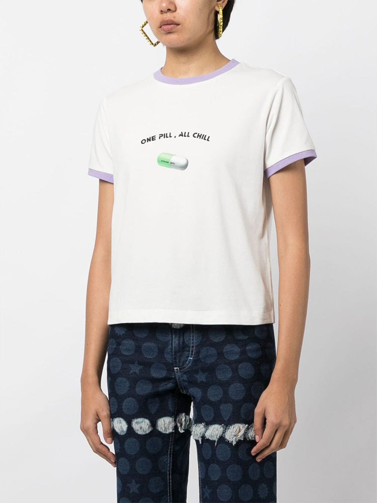 Slogan-print Jersey Cotton T-shirt