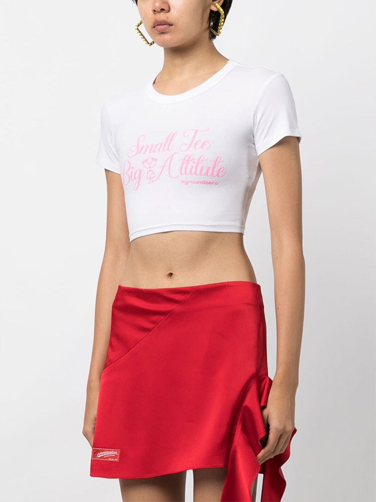 Slogan-print Cotton T-shirt